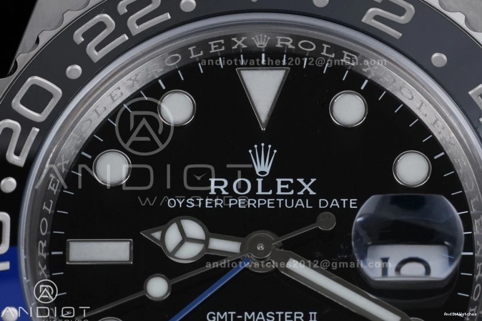 904L ARF SS Batman Edition 1:1 GMT V Oyster Best Bracelet SH3285 BLNR 126710 New Master On Sleek II 851 0213